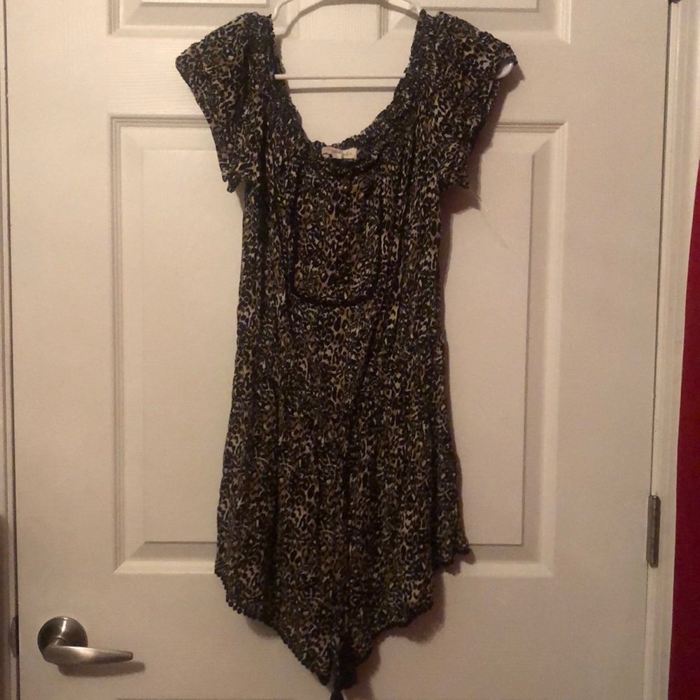 Rewind leopard print romper